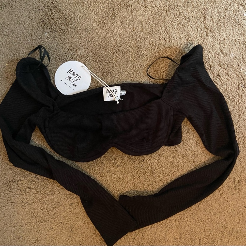 NWT Princess Polly crop top. Size 8.